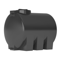 Бак для воды ATH-1500 (черный) с поплавком