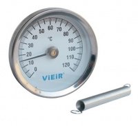 Термометр накладной с пружиной 120 С YL17